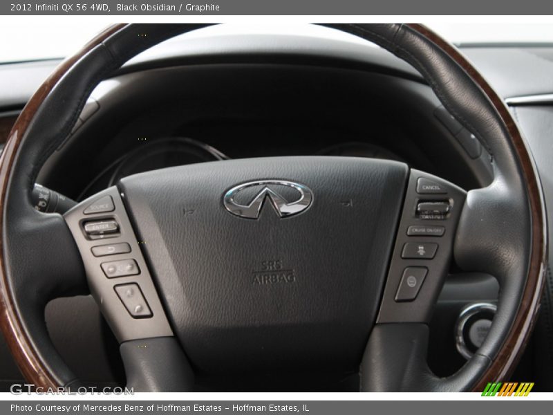 Black Obsidian / Graphite 2012 Infiniti QX 56 4WD