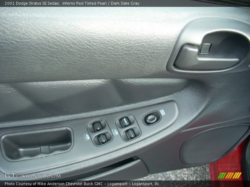 Inferno Red Tinted Pearl / Dark Slate Gray 2001 Dodge Stratus SE Sedan