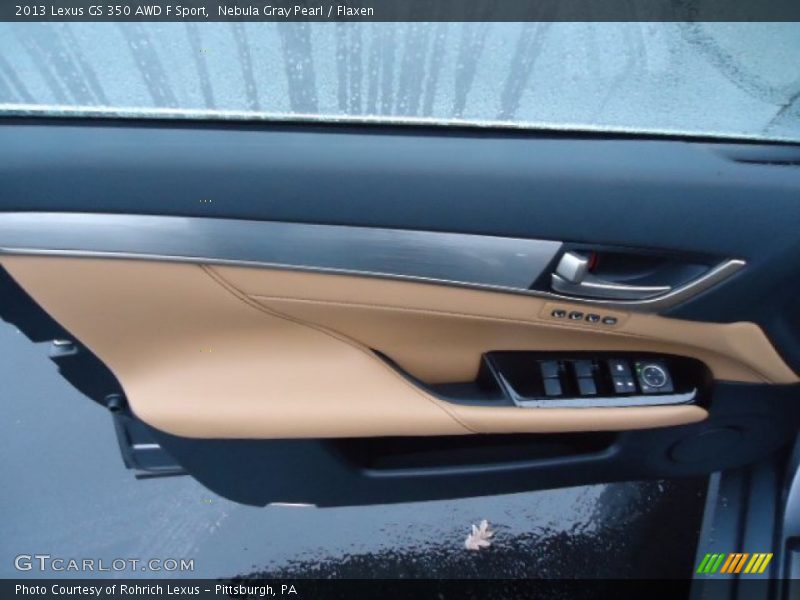 Nebula Gray Pearl / Flaxen 2013 Lexus GS 350 AWD F Sport