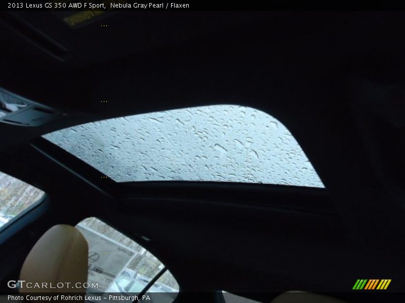 Nebula Gray Pearl / Flaxen 2013 Lexus GS 350 AWD F Sport