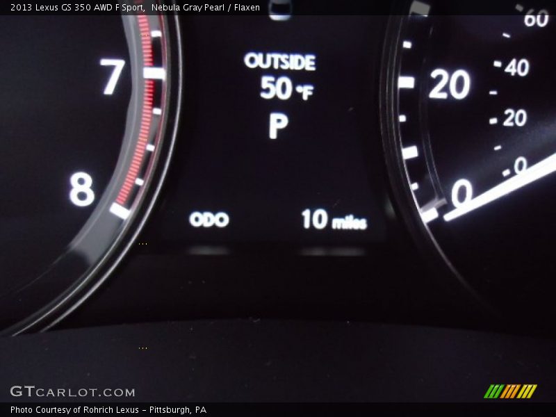 Nebula Gray Pearl / Flaxen 2013 Lexus GS 350 AWD F Sport