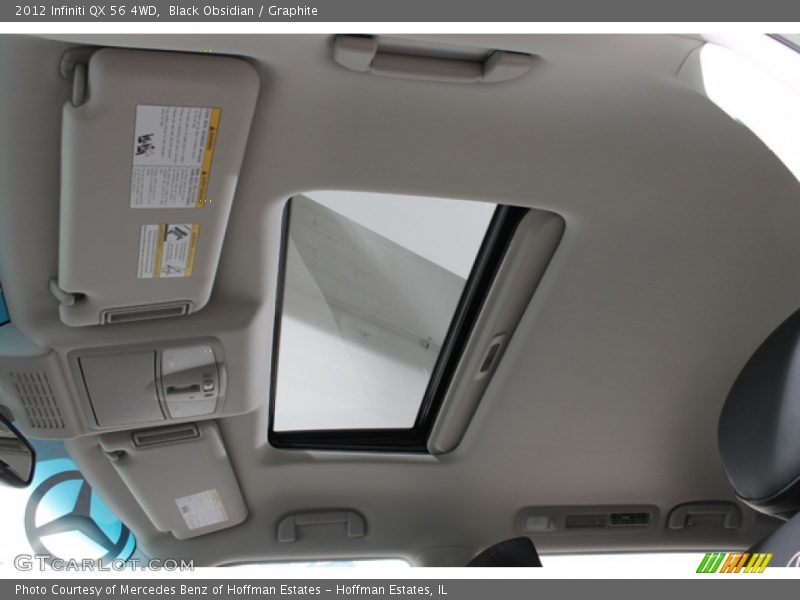 Black Obsidian / Graphite 2012 Infiniti QX 56 4WD