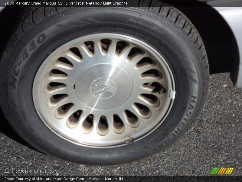 Silver Frost Metallic / Light Graphite 2000 Mercury Grand Marquis GS