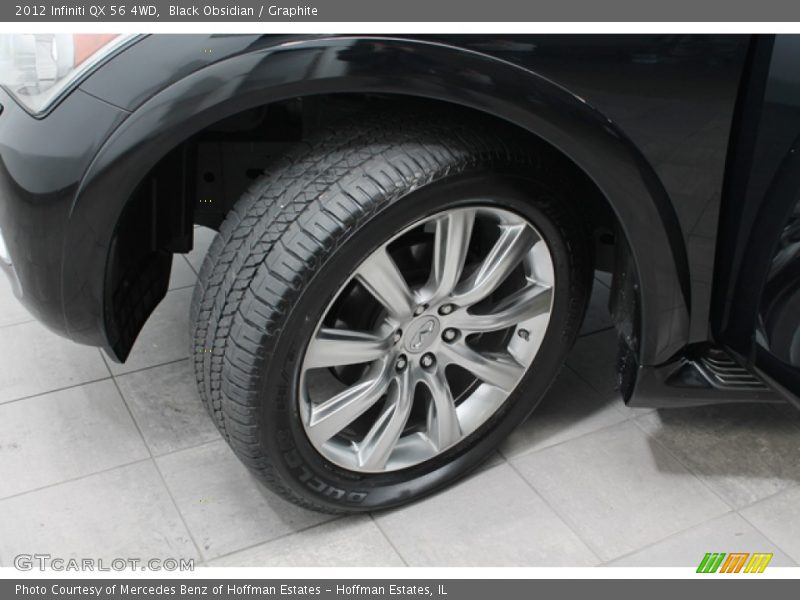 Black Obsidian / Graphite 2012 Infiniti QX 56 4WD