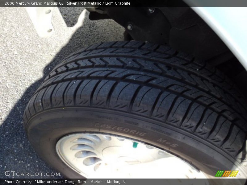 Silver Frost Metallic / Light Graphite 2000 Mercury Grand Marquis GS