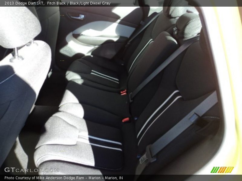 Pitch Black / Black/Light Diesel Gray 2013 Dodge Dart SXT