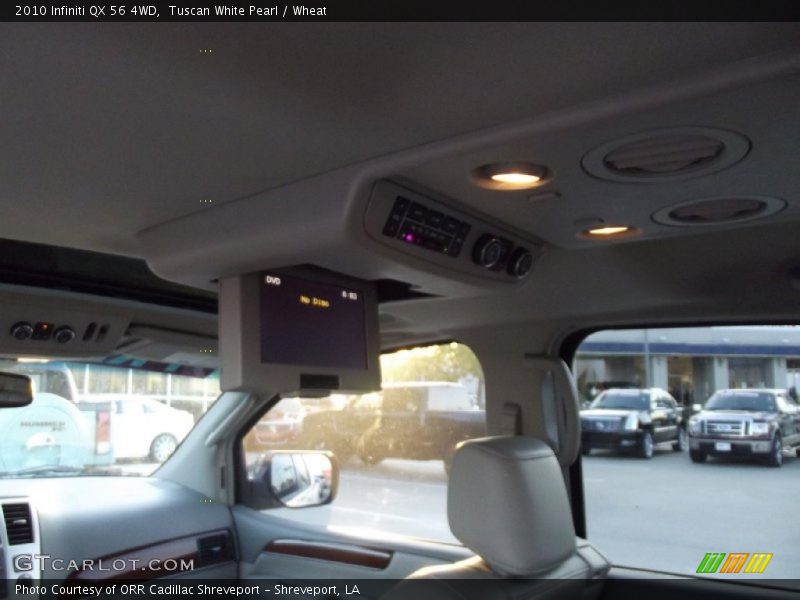Tuscan White Pearl / Wheat 2010 Infiniti QX 56 4WD