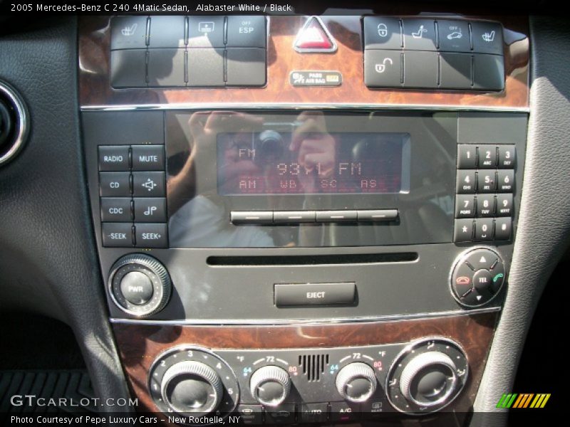 Alabaster White / Black 2005 Mercedes-Benz C 240 4Matic Sedan
