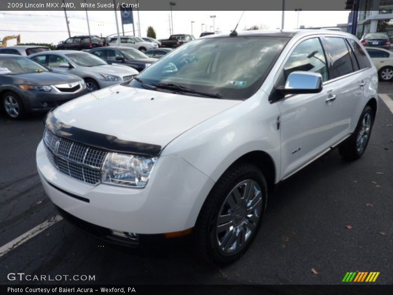 White Suede / Camel 2009 Lincoln MKX AWD