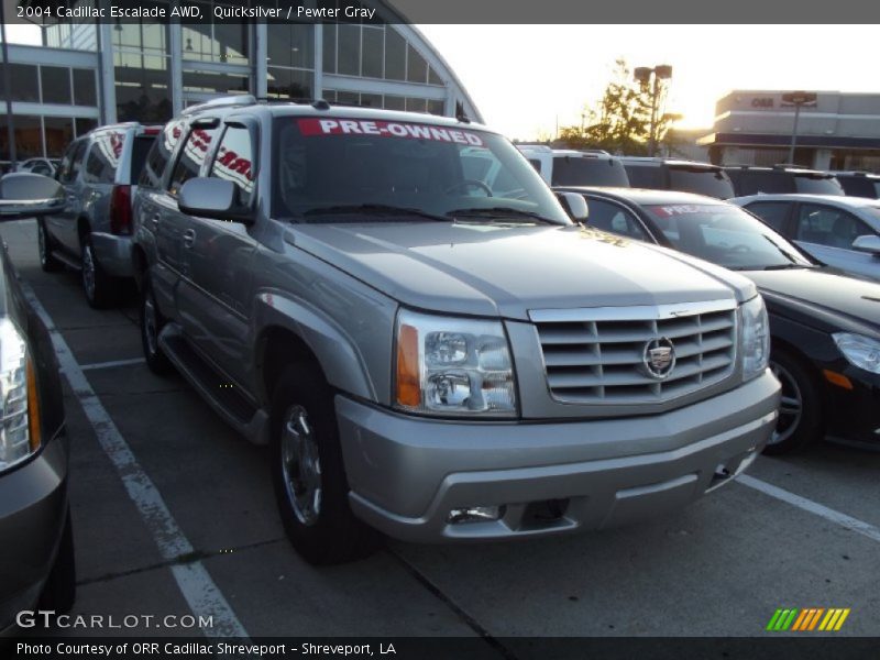 Quicksilver / Pewter Gray 2004 Cadillac Escalade AWD