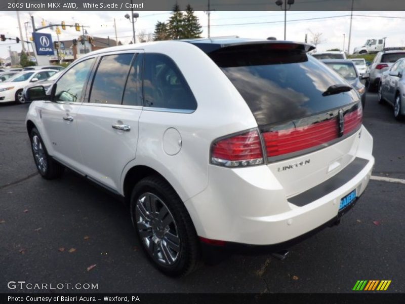 White Suede / Camel 2009 Lincoln MKX AWD