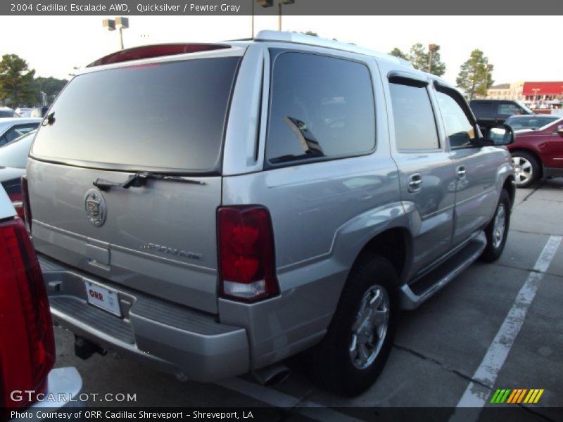 Quicksilver / Pewter Gray 2004 Cadillac Escalade AWD