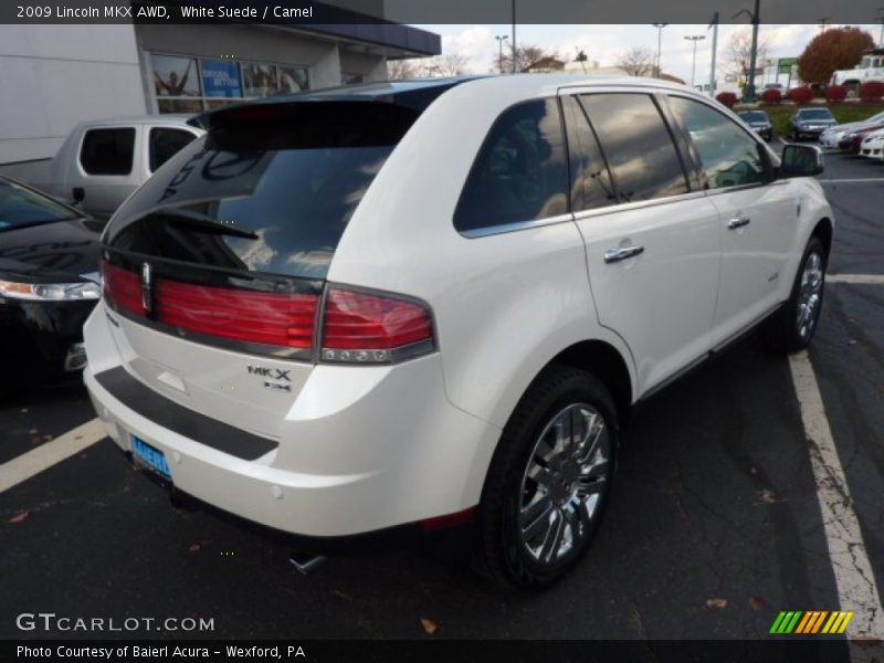 White Suede / Camel 2009 Lincoln MKX AWD