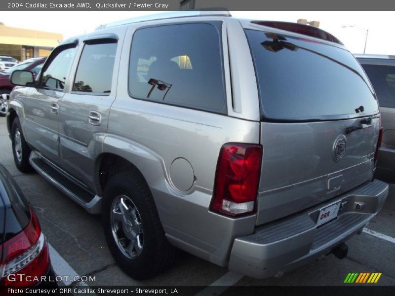 Quicksilver / Pewter Gray 2004 Cadillac Escalade AWD