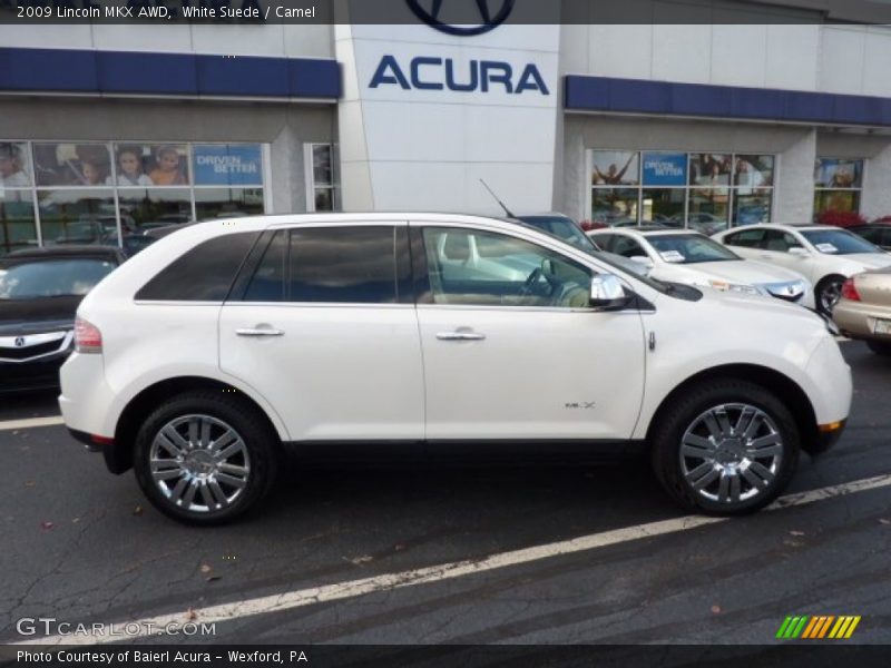 White Suede / Camel 2009 Lincoln MKX AWD