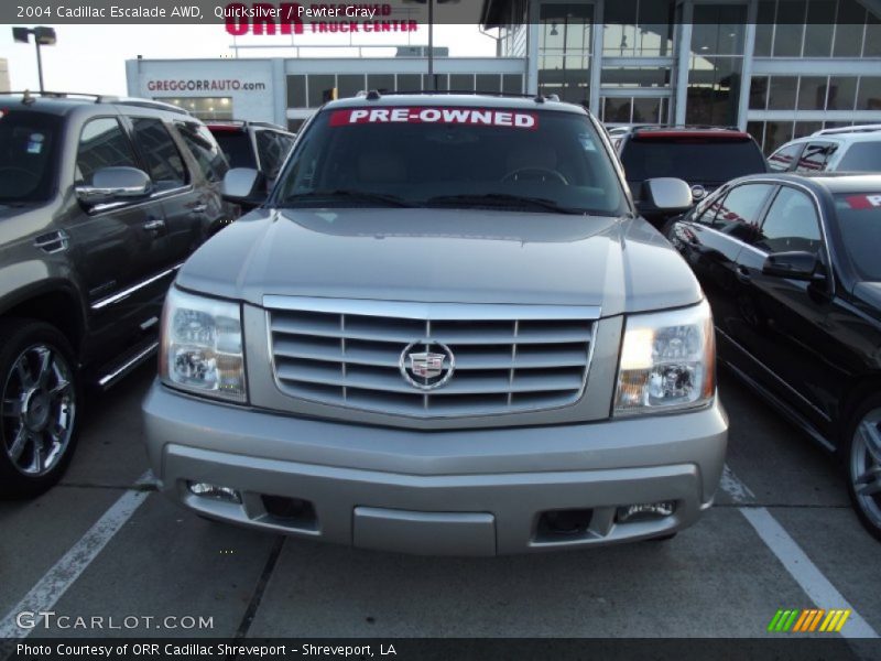 Quicksilver / Pewter Gray 2004 Cadillac Escalade AWD