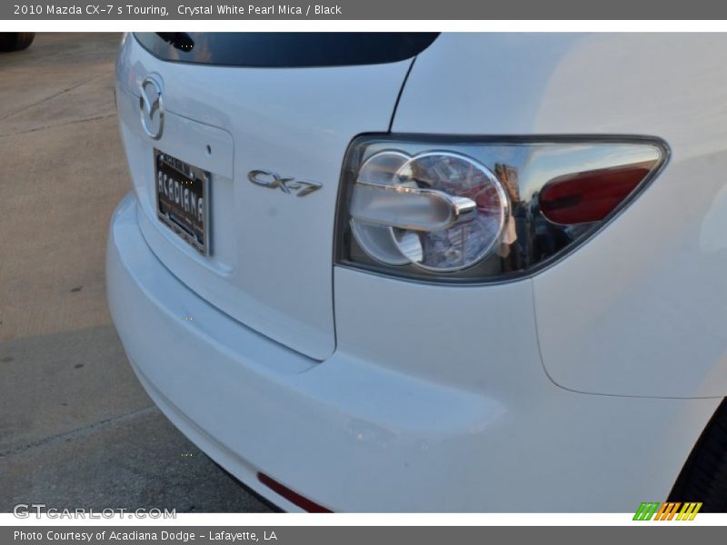 Crystal White Pearl Mica / Black 2010 Mazda CX-7 s Touring