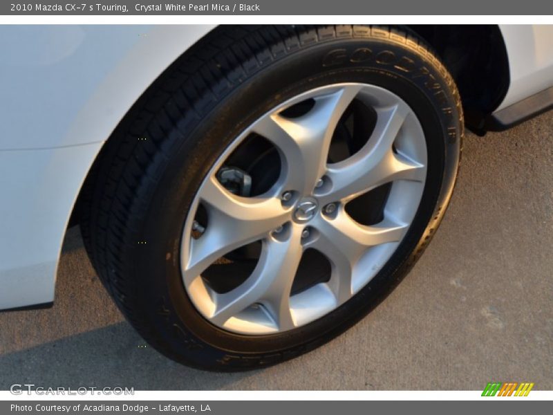 Crystal White Pearl Mica / Black 2010 Mazda CX-7 s Touring