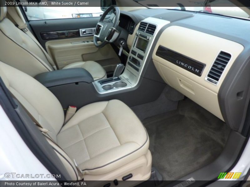 White Suede / Camel 2009 Lincoln MKX AWD