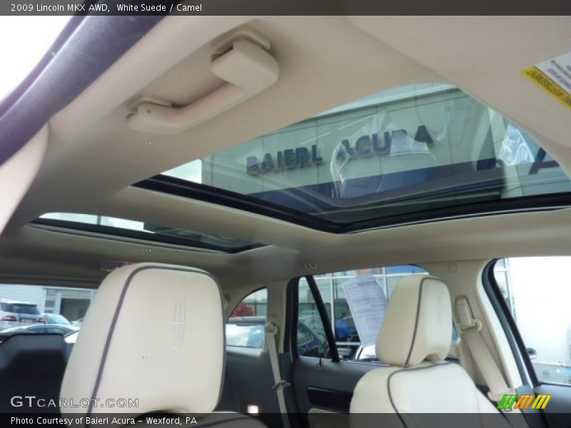 White Suede / Camel 2009 Lincoln MKX AWD