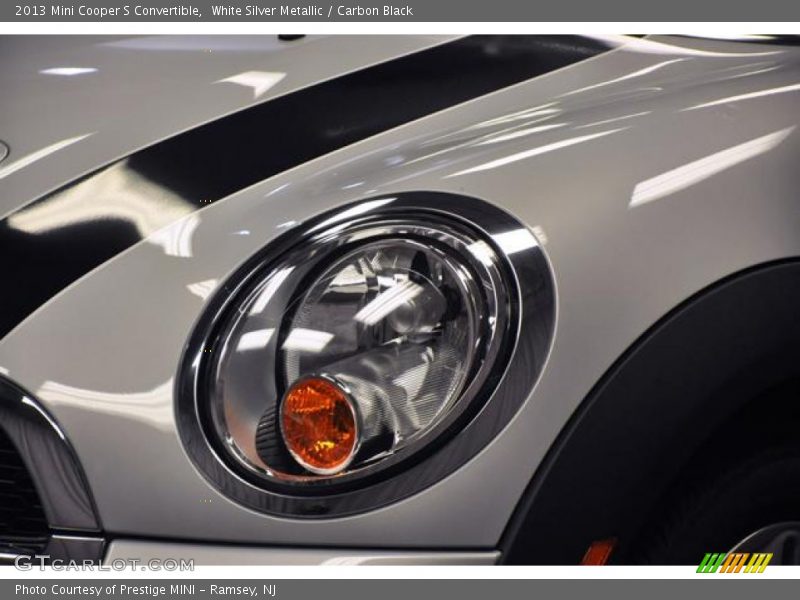 White Silver Metallic / Carbon Black 2013 Mini Cooper S Convertible