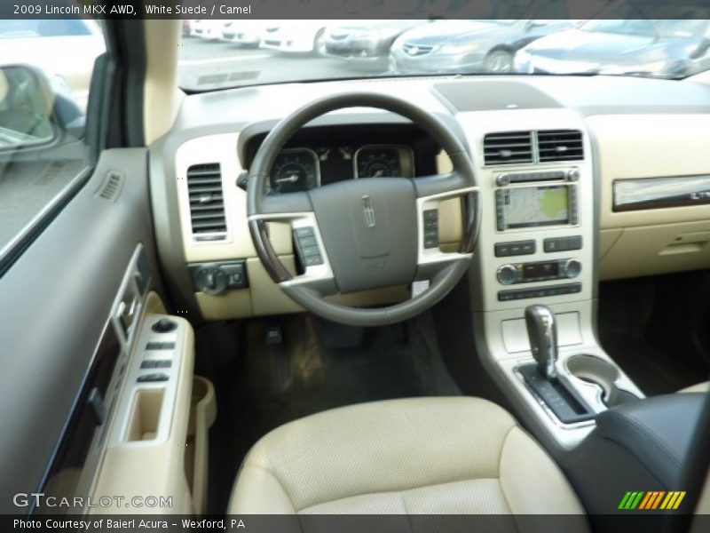 White Suede / Camel 2009 Lincoln MKX AWD
