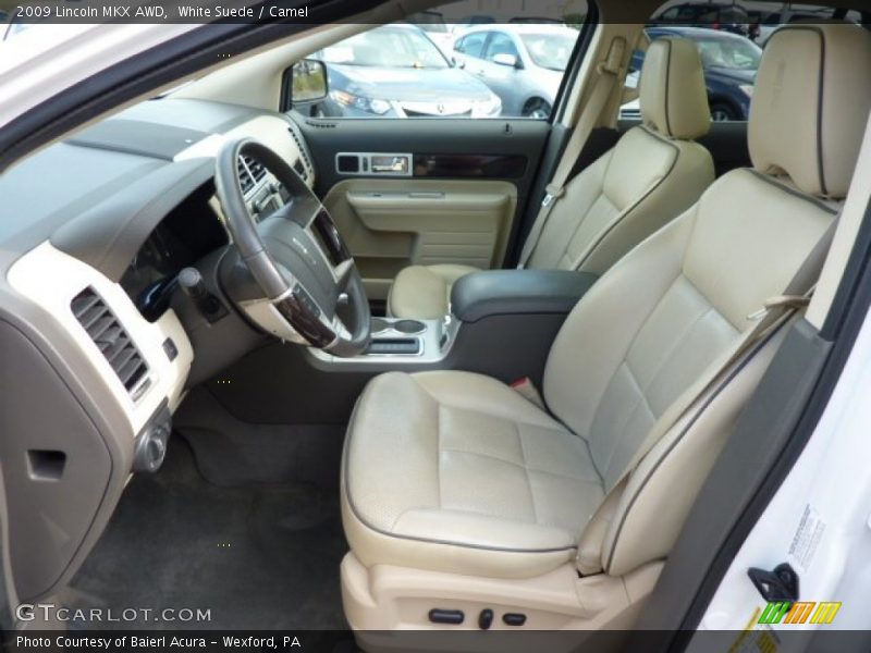 White Suede / Camel 2009 Lincoln MKX AWD
