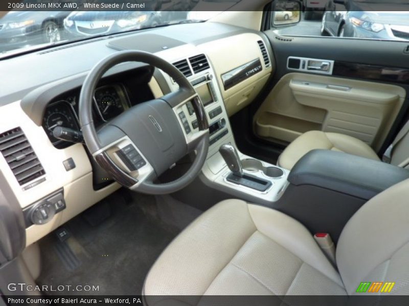 White Suede / Camel 2009 Lincoln MKX AWD