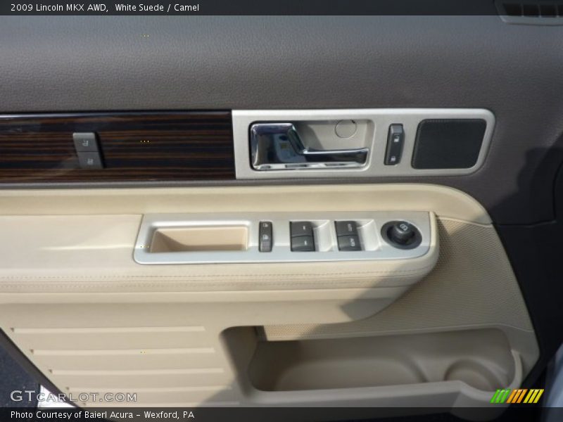 White Suede / Camel 2009 Lincoln MKX AWD