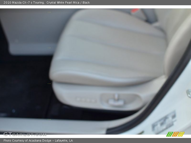 Crystal White Pearl Mica / Black 2010 Mazda CX-7 s Touring