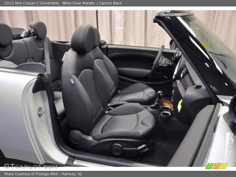 White Silver Metallic / Carbon Black 2013 Mini Cooper S Convertible