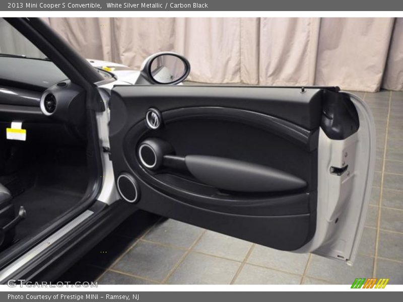 White Silver Metallic / Carbon Black 2013 Mini Cooper S Convertible