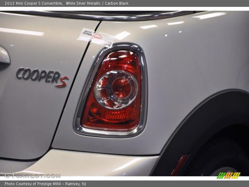 White Silver Metallic / Carbon Black 2013 Mini Cooper S Convertible