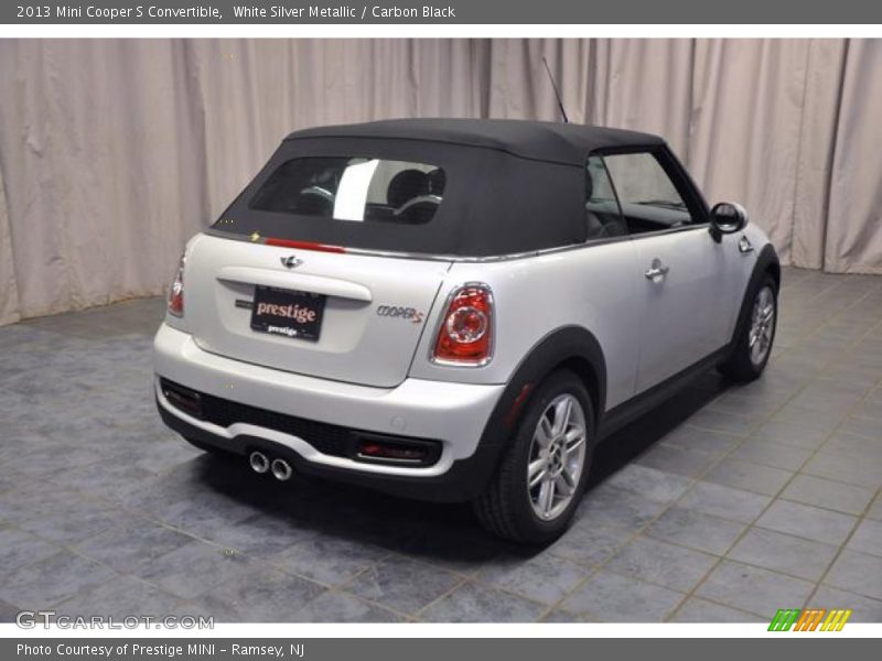 White Silver Metallic / Carbon Black 2013 Mini Cooper S Convertible