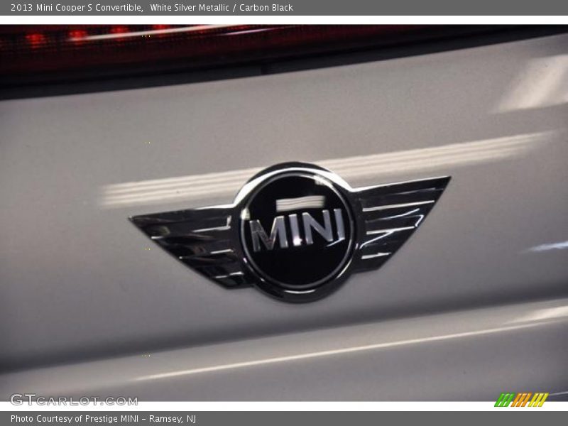 White Silver Metallic / Carbon Black 2013 Mini Cooper S Convertible