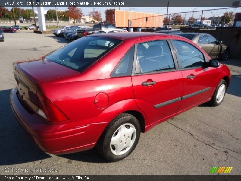 Sangria Red Metallic / Medium Graphite 2003 Ford Focus LX Sedan