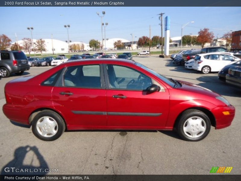 Sangria Red Metallic / Medium Graphite 2003 Ford Focus LX Sedan