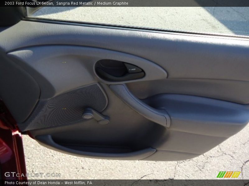 Sangria Red Metallic / Medium Graphite 2003 Ford Focus LX Sedan