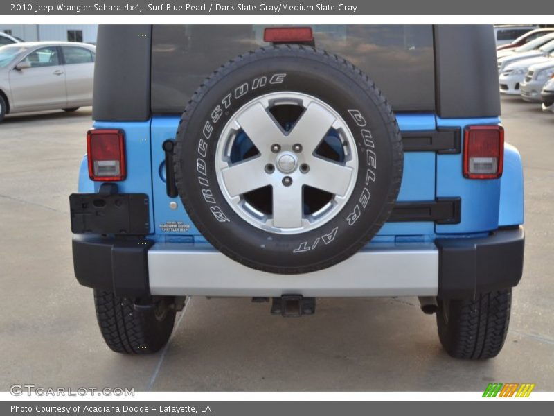 Surf Blue Pearl / Dark Slate Gray/Medium Slate Gray 2010 Jeep Wrangler Sahara 4x4