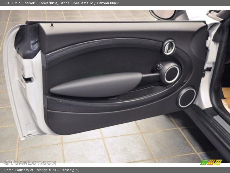 White Silver Metallic / Carbon Black 2013 Mini Cooper S Convertible