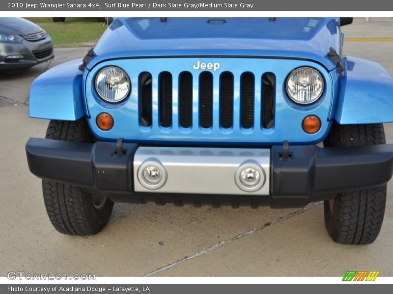 Surf Blue Pearl / Dark Slate Gray/Medium Slate Gray 2010 Jeep Wrangler Sahara 4x4