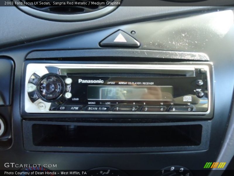 Sangria Red Metallic / Medium Graphite 2003 Ford Focus LX Sedan