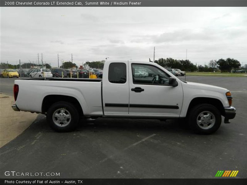 Summit White / Medium Pewter 2008 Chevrolet Colorado LT Extended Cab