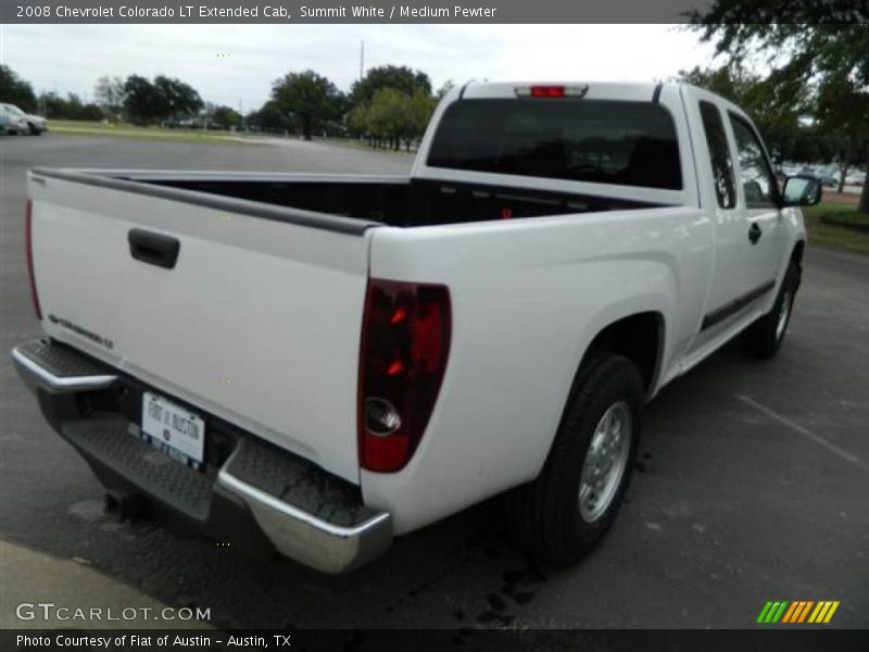 Summit White / Medium Pewter 2008 Chevrolet Colorado LT Extended Cab