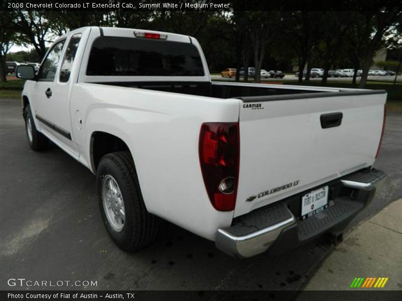 Summit White / Medium Pewter 2008 Chevrolet Colorado LT Extended Cab