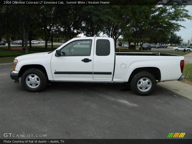 Summit White / Medium Pewter 2008 Chevrolet Colorado LT Extended Cab