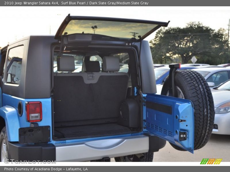 Surf Blue Pearl / Dark Slate Gray/Medium Slate Gray 2010 Jeep Wrangler Sahara 4x4