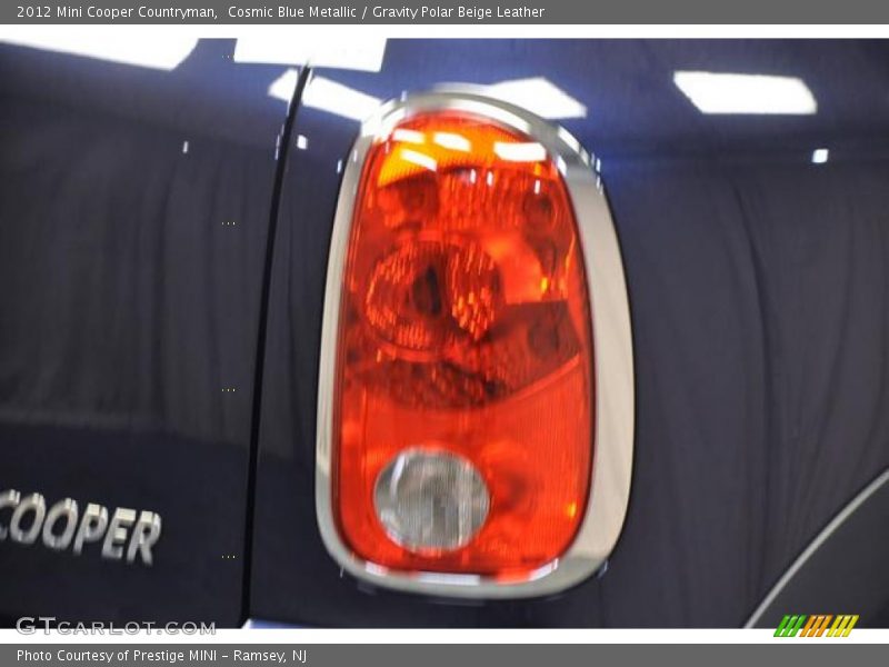 Cosmic Blue Metallic / Gravity Polar Beige Leather 2012 Mini Cooper Countryman