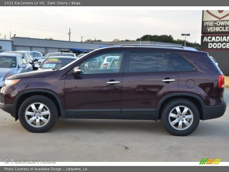 Dark Cherry / Beige 2013 Kia Sorento LX V6