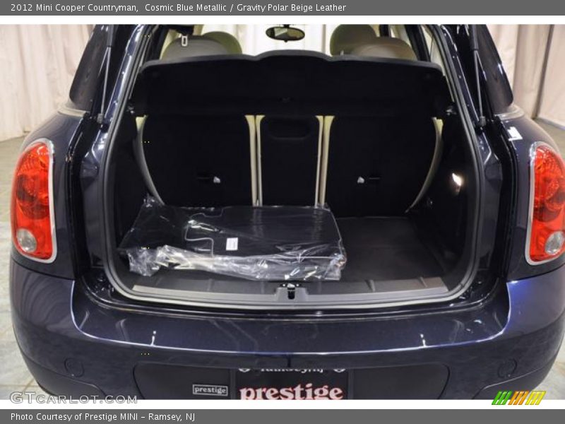 Cosmic Blue Metallic / Gravity Polar Beige Leather 2012 Mini Cooper Countryman